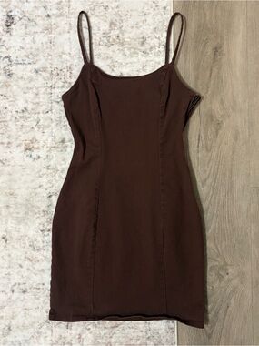 H&M Denim Bodycon Sleeveless Dress